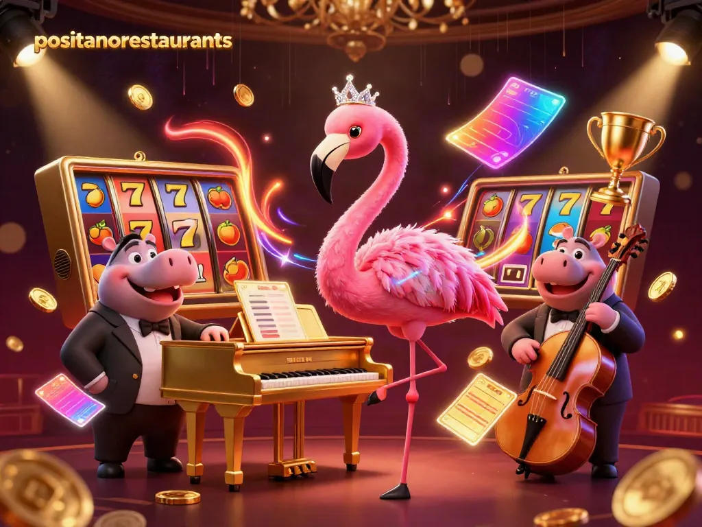 Experience vibrant gaming excitement at positanorestaurants with cinematic casino flair and lively characters.