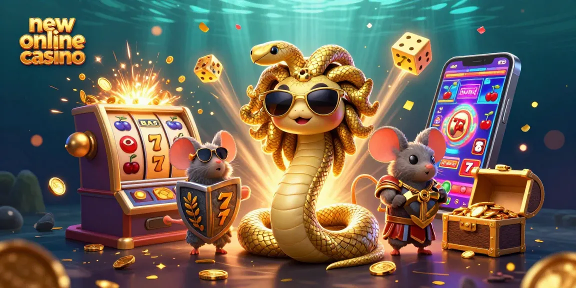Spin for massive rewards at the new online casino with friendly Medusa and jackpot excitement!