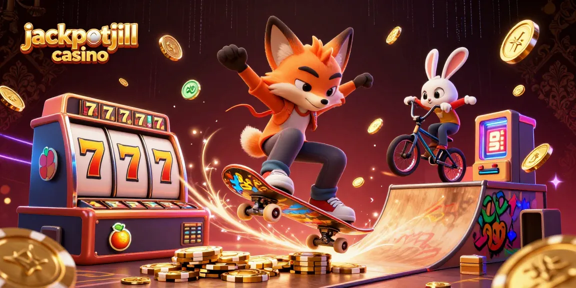 Engage with exciting gameplay at jackpotjill casino featuring vibrant 3D illustrations and dynamic casino elements.