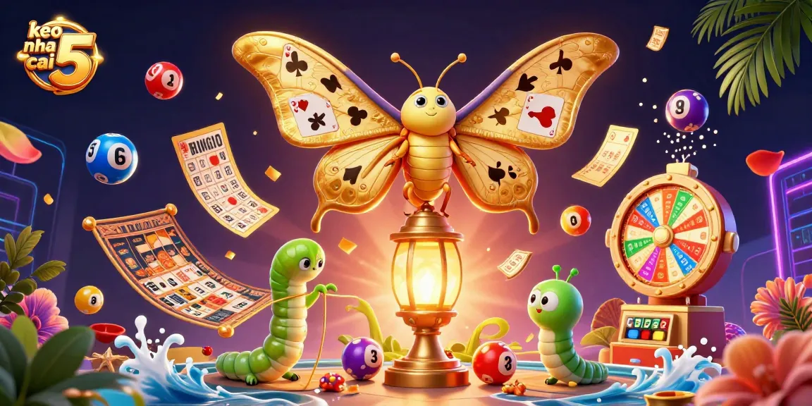 Place your bets with keo nha cai 5 featuring a vibrant 3D casino illustration.