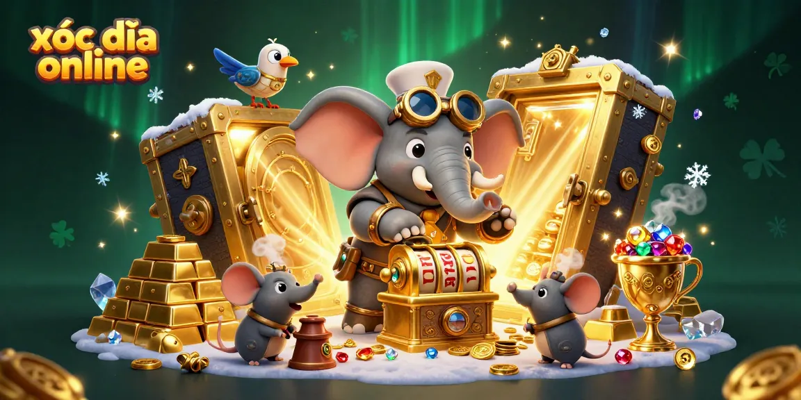 Experience thrilling xóc đĩa online gameplay with a steampunk twist, showcasing vibrant visuals and dynamic elements.