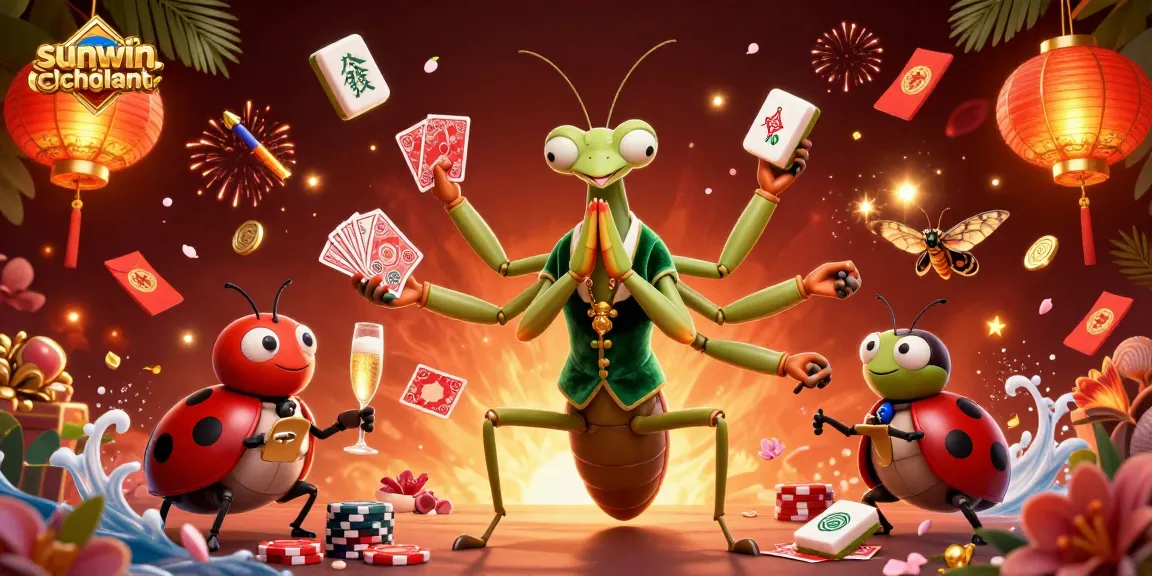 Engage in the exciting world of sunwin chính hãng with a vibrant casino scene featuring unique characters and elements.